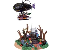Lemax Village Collection Halloween Villages* Dreaded Zeppelin, With 4.5V Adaptor Table Accent #04174