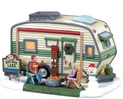 Lemax Village Collection Lighted Buildings* High Rock Lake Trailer #85322