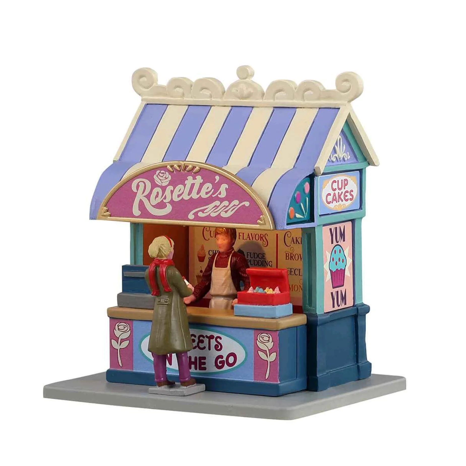 Lemax Village Collection New For 2023* Rosette's Dessert Bar, Battery Operated (3V) #34121