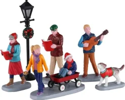 Lemax Village Collection Figurines* Merry Songs, Set Of 6 #02955