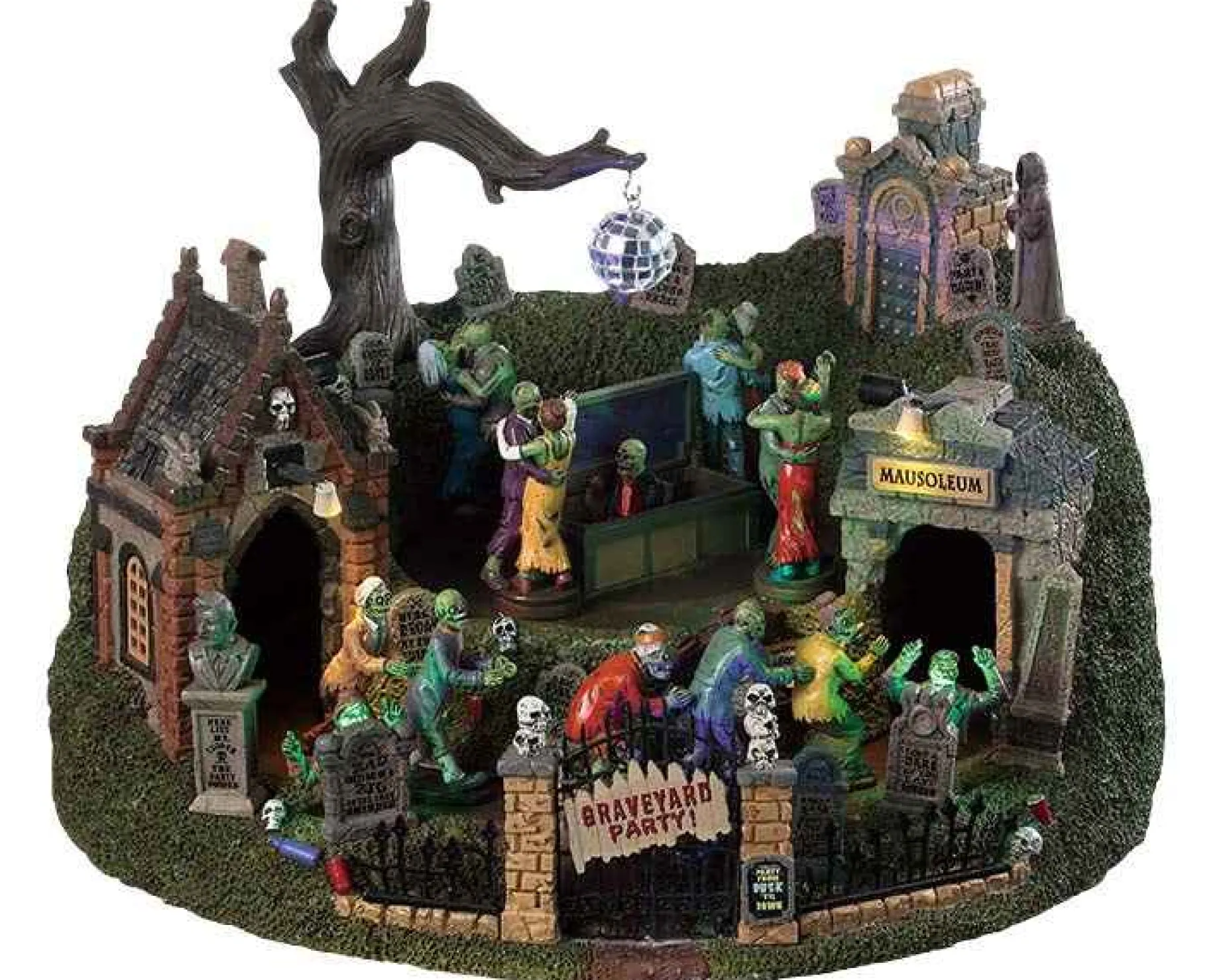 Lemax Village Collection Halloween Villages* Graveyard Party, With 4.5V Adaptor #94488