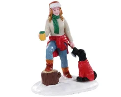 Lemax Village Collection Figurines* Lumberjill Sonia Figurine #02965