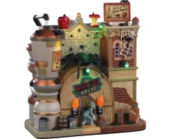 Lemax Village Collection Halloween Villages* Spider Cider House, With 4.5V Adaptor #05606