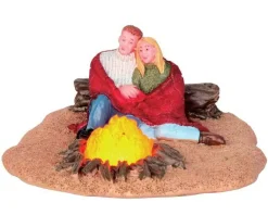 Lemax Village Collection Lighted Accessories* Romantic Campfire, B/O Table Accent #54929