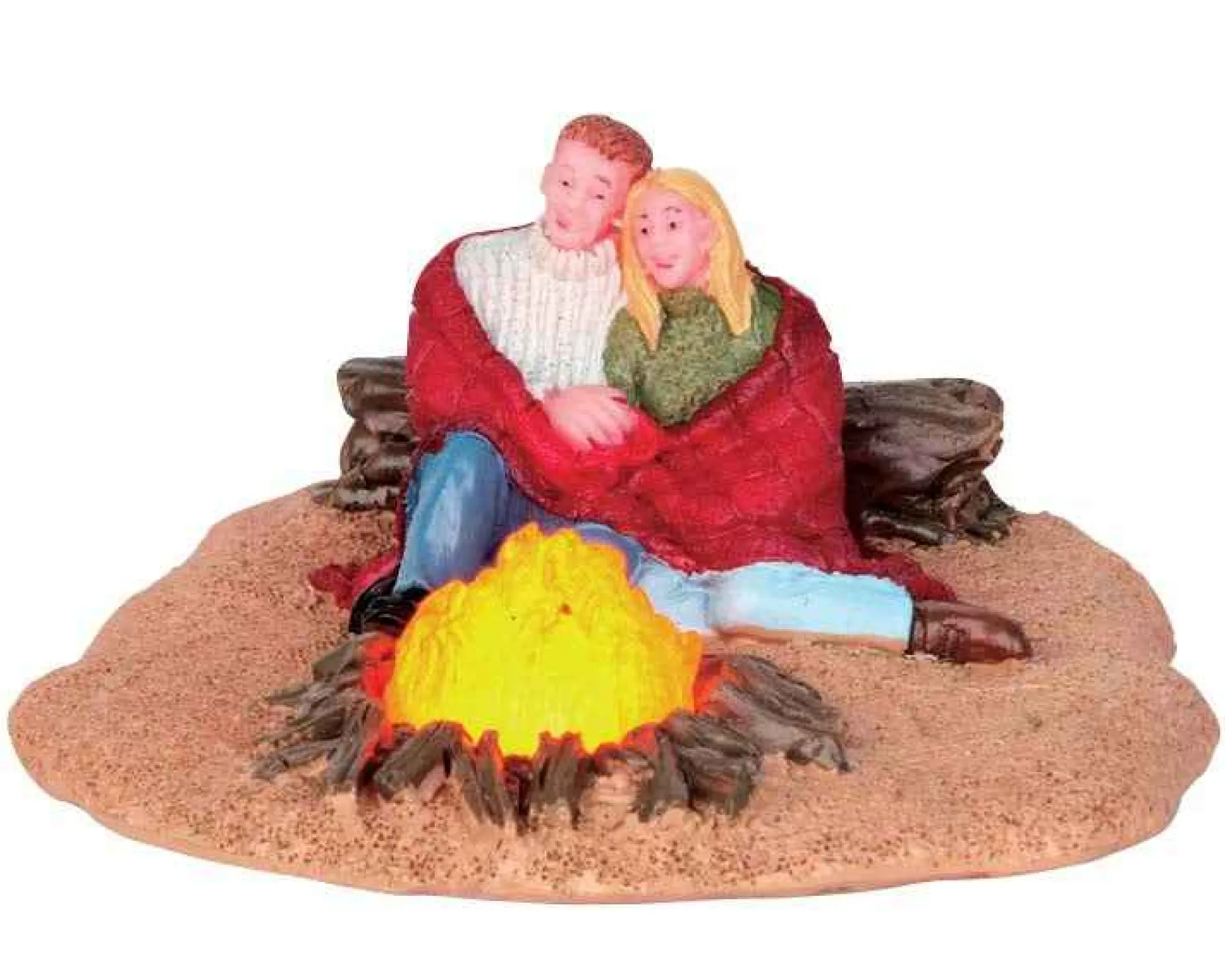 Lemax Village Collection Lighted Accessories* Romantic Campfire, B/O Table Accent #54929