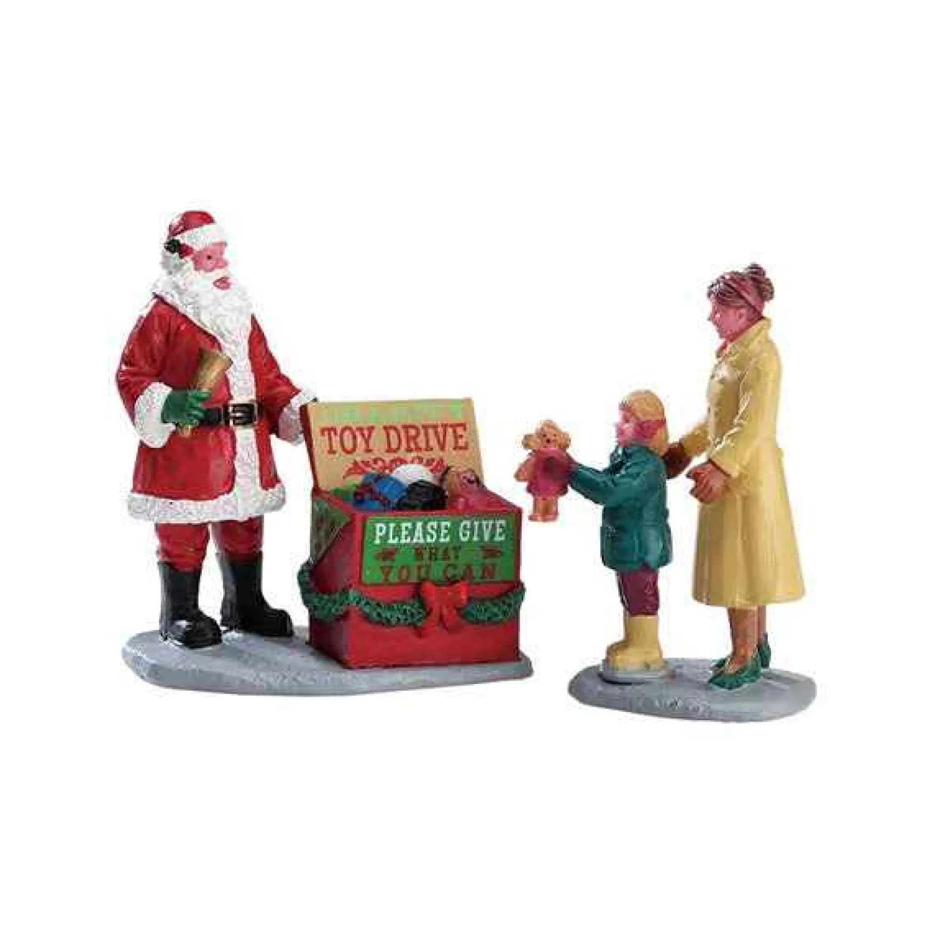 Lemax Village Collection Figurines* A Season Of Giving, Set Of 2 #52347