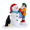 Lemax Village Collection Figurines* Building A Snowman #22134