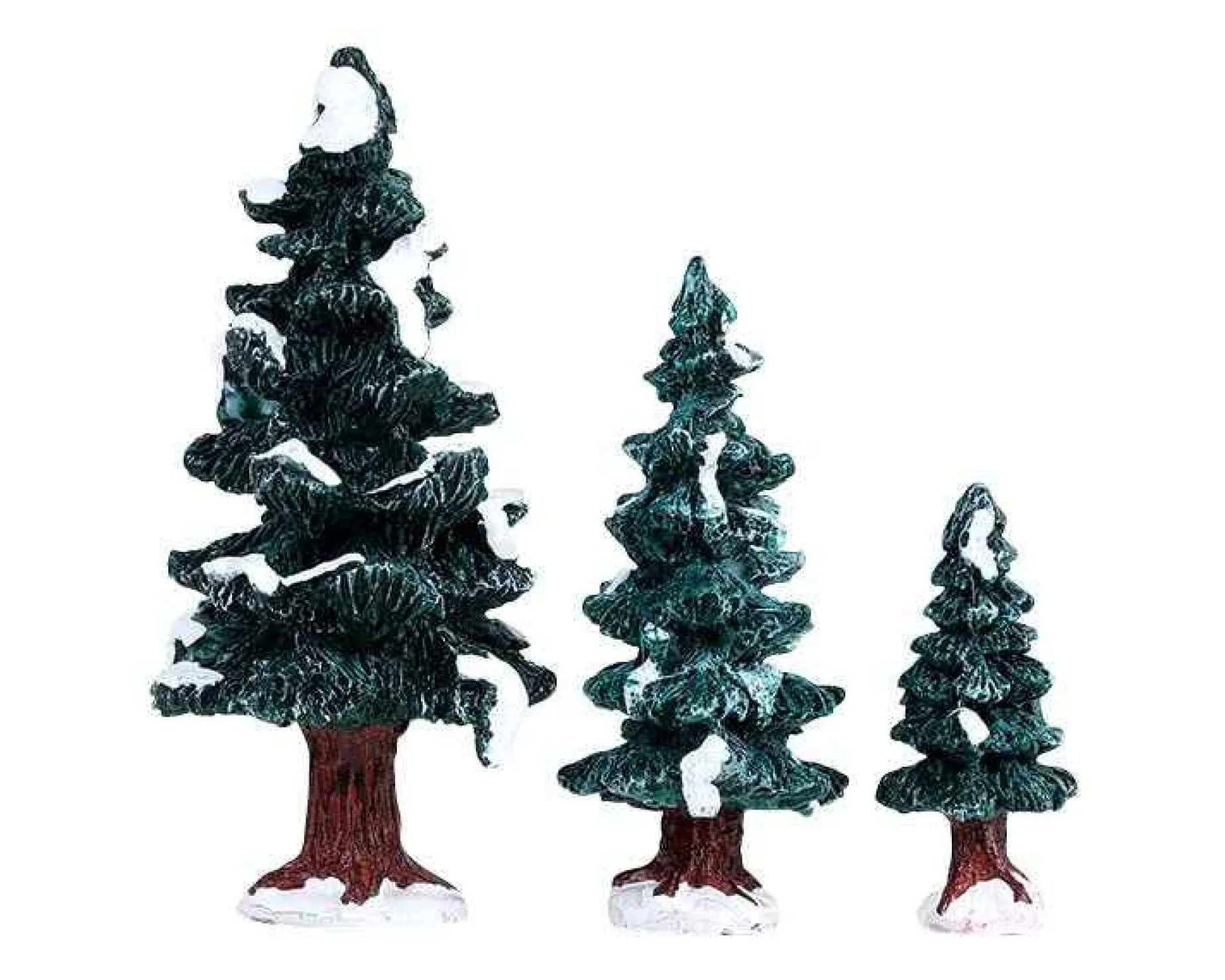 Lemax Village Collection Accessories* Christmas Evergreen Tree, Set Of 3 #84407
