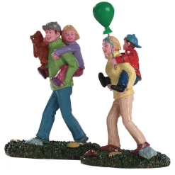 Lemax Village Collection Figurines* Coming Home From The Fair, Set Of 2 #82582