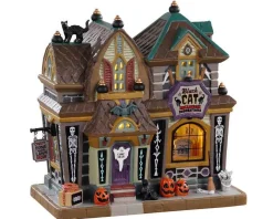Lemax Village Collection Halloween Villages* Black Cat Halloween Decor #05610