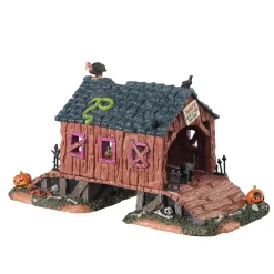 Lemax Village Collection New For 2023* Creepy Covered Bridge #33631