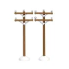 Lemax Village Collection Accessories* Telephone Poles, Set Of 2 #64461