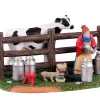 Lemax Village Collection Accessories* Victorian Dairy Farmer Table Accent #13563