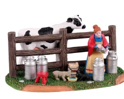 Lemax Village Collection Accessories* Victorian Dairy Farmer Table Accent #13563