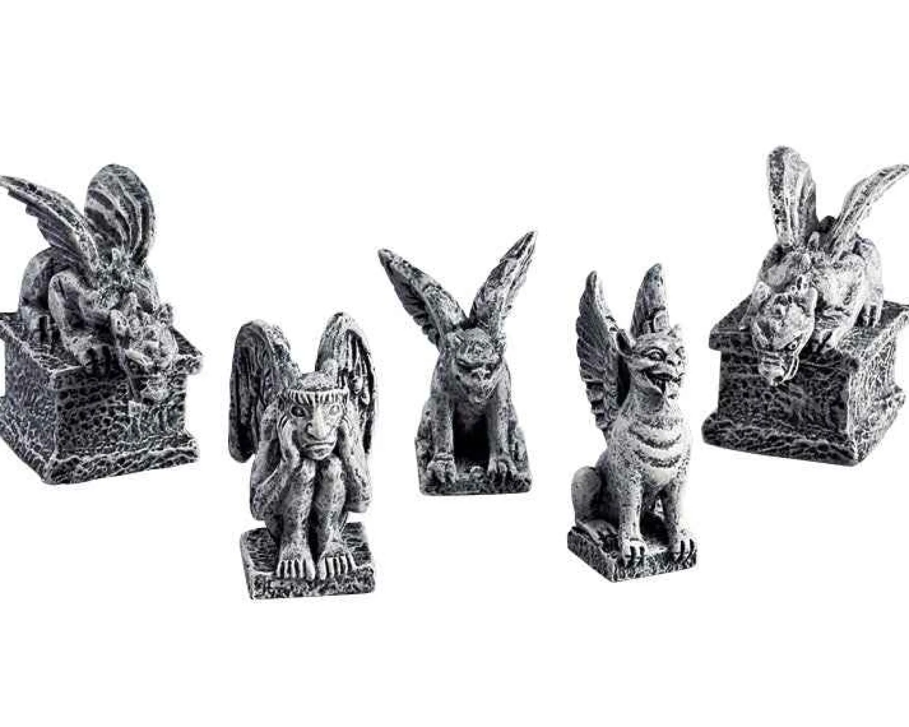 Lemax Village Collection Halloween Villages* Gargoyles, Set Of 5 #52124