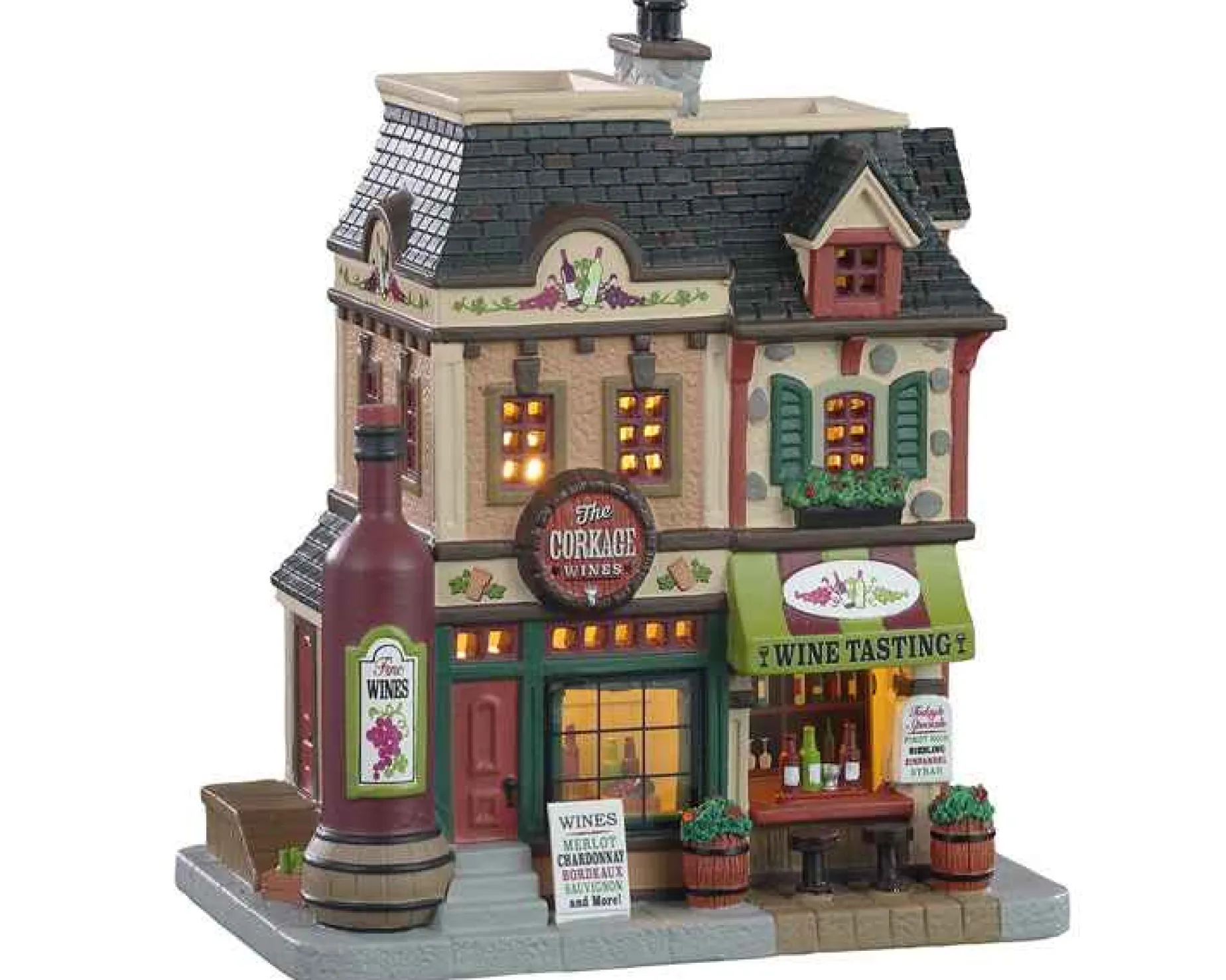 Lemax Village Collection Lighted Buildings* The Corkage #15770