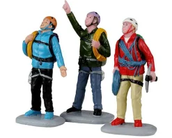 Lemax Village Collection Figurines* Vertical Mountain Climbers, Set Of 3 #22136