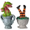 Lemax Village Collection Halloween Villages* Spooky Planter Urns, Set Of 2 #24946
