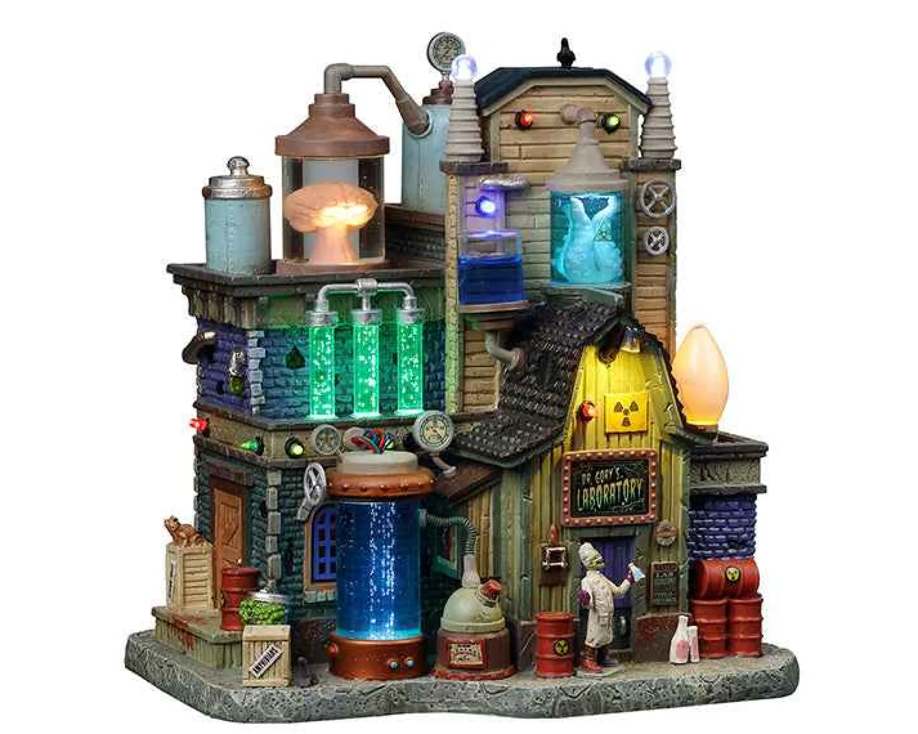 Lemax Village Collection Halloween Villages* Dr. Gory's Laboratory, With 4.5V Adaptor #25844
