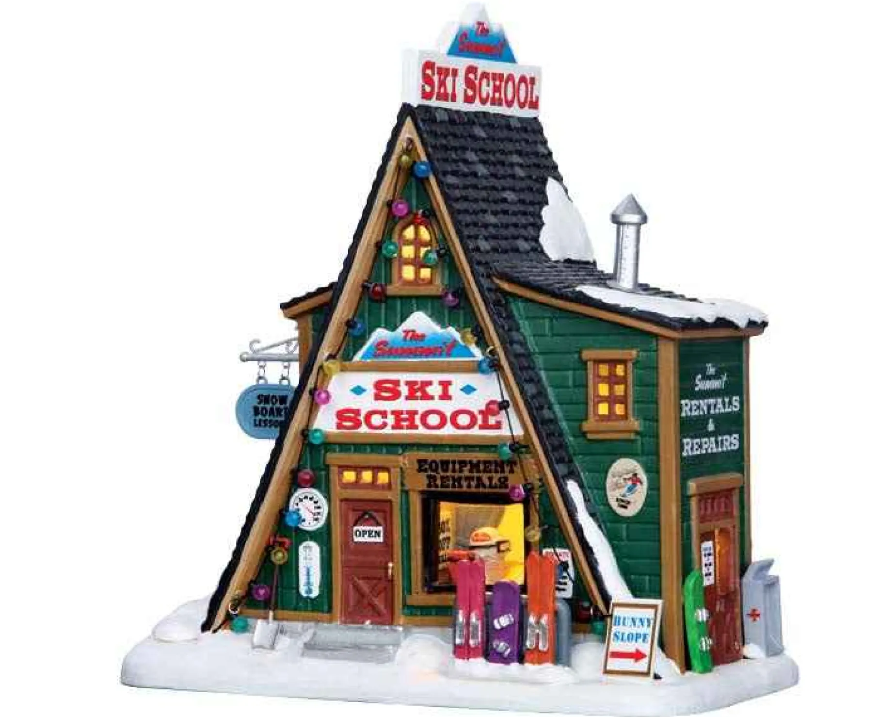 Lemax Village Collection Lighted Buildings* The Summit Ski School #65156