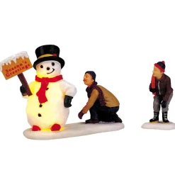 Lemax Village Collection Accessories* Frosty's Friendly Greeting, Set Of 2, Battery Operated(4.5V) #04511