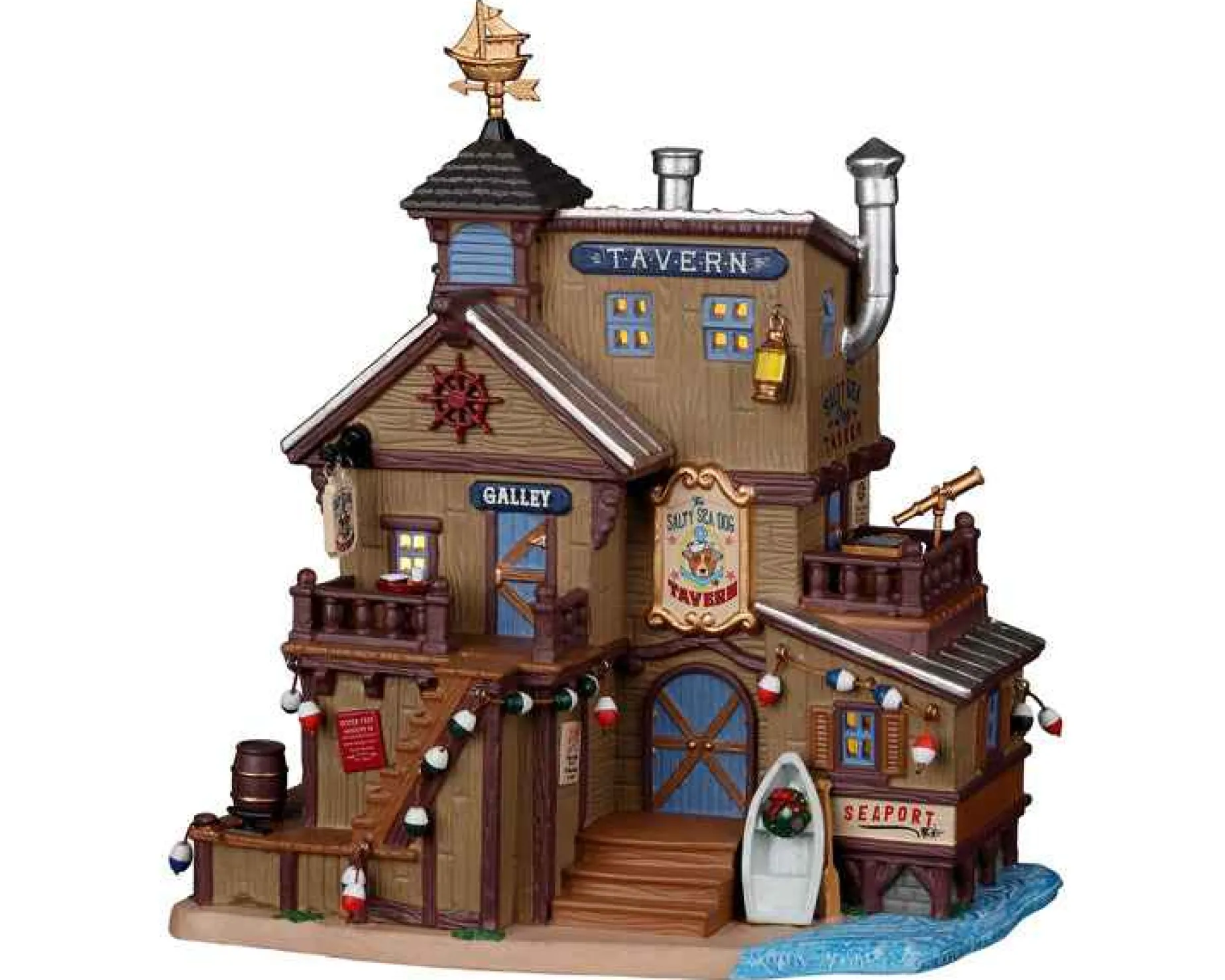 Lemax Village Collection Lighted Buildings* The Salty Sea Dog Tavern #25907