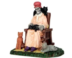 Lemax Village Collection Halloween Villages* Former Cat Lady #62428
