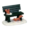 Lemax Village Collection Accessories* Park Bench In Winter #54938