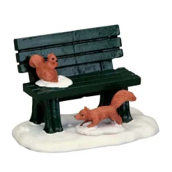 Lemax Village Collection Accessories* Park Bench In Winter #54938
