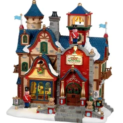 Lemax Village Collection Lighted Buildings* Toy Making School, Battery Operated (4.5V) #25927