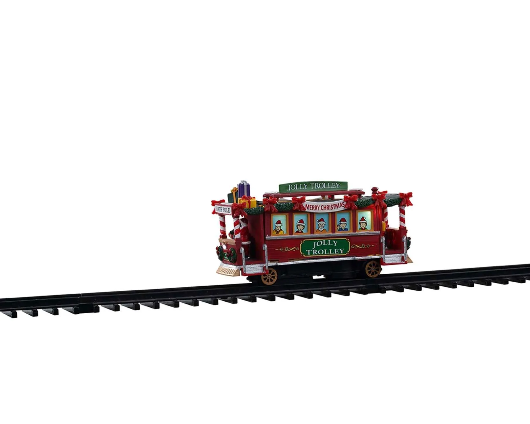 Lemax Village Collection Animated* Jolly Trolley, B/O #04738