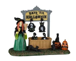 Lemax Village Collection Halloween Villages* Black Cat Countdown #23585