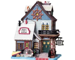 Lemax Village Collection Lighted Buildings* Jesse's Boat Supplies & Restaurant #85698