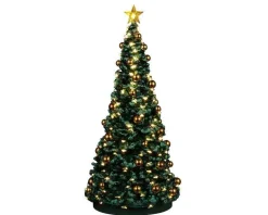 Lemax Village Collection Lighted Accessories* Jolly Christmas Tree, Battery Operated (4.5V) #24995