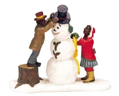 Lemax Village Collection Figurines* Dressing Mr. Snowman Figurine #32732