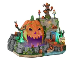 Lemax Village Collection Halloween Villages* Isle Of Creepy Jacks, With 4.5V Adaptor #14824