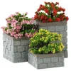 Lemax Village Collection Accessories* Flower Bed Boxes, Set Of 3 #84380