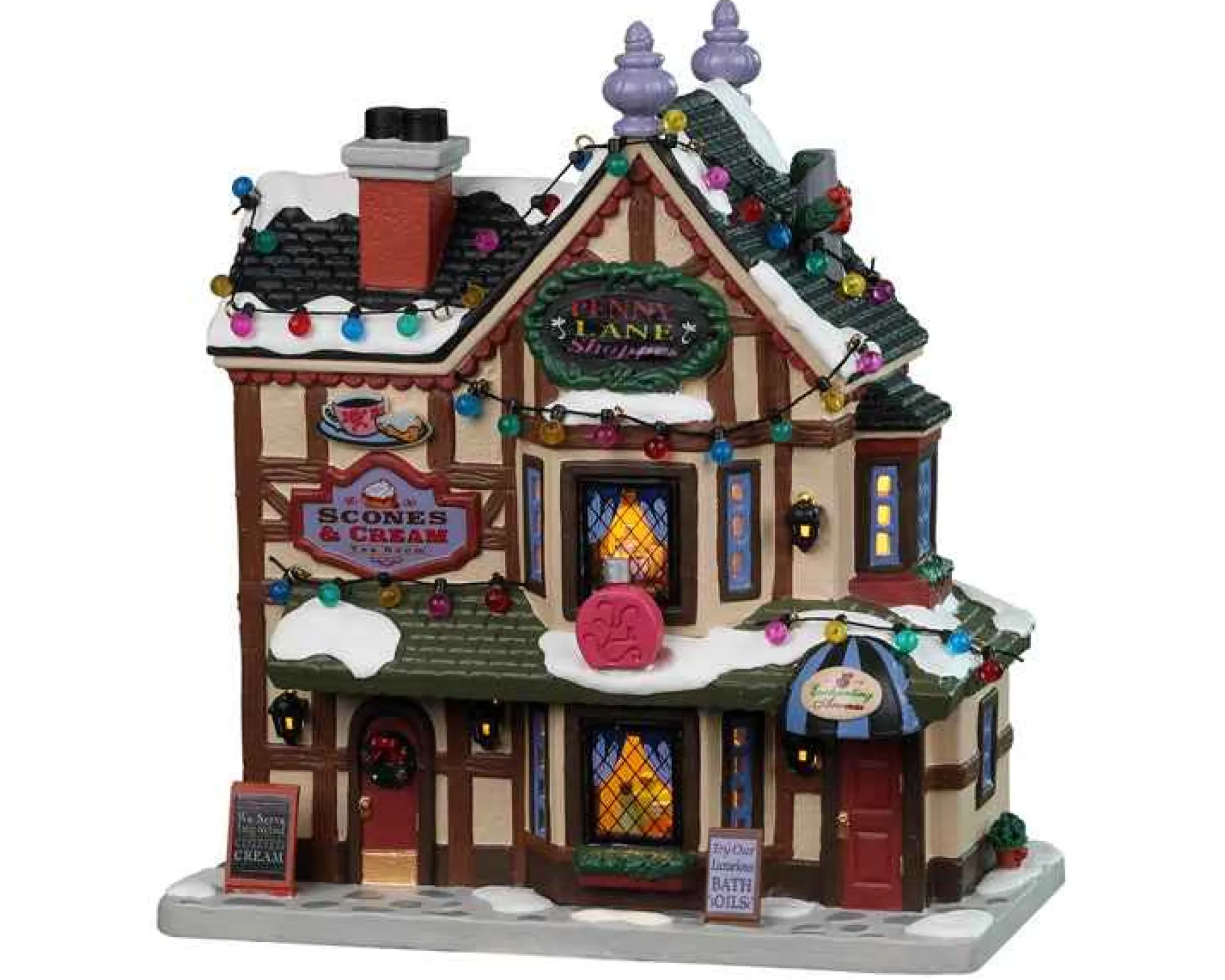 Lemax Village Collection Lighted Buildings* Penny Lane Shoppes #25875