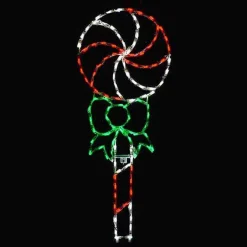 Brite Ideas Lawn And Outdoor Decor*Lollipop Red Green And White #Led-Pop1