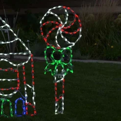 Brite Ideas Lawn And Outdoor Decor*Lollipop Red Green And White #Led-Pop1