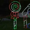Brite Ideas Lawn And Outdoor Decor*Lollipop Swirl Red Green And White #Led-Pop2