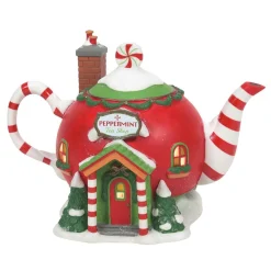 Enesco Department 56*North Pole Village Peppermint Tea Shop #6011406