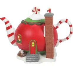 Enesco Department 56*North Pole Village Peppermint Tea Shop #6011406
