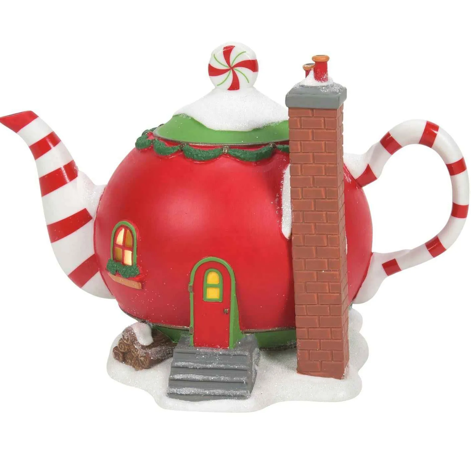 Enesco Department 56*North Pole Village Peppermint Tea Shop #6011406