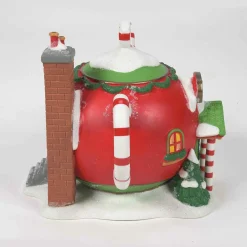 Enesco Department 56*North Pole Village Peppermint Tea Shop #6011406