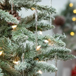 Gerson International Ornaments*20-Pack, Real Spun Glass Hanging Icicle Ornaments (Set Of 3, 60Pc Total)