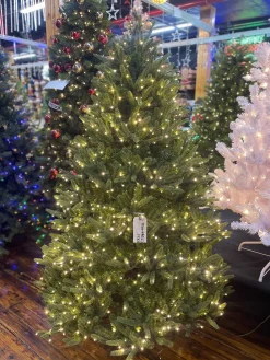 Puleo International Pre-Lit Trees* 6.5Ft Pre-Lit Real-Feel Washington Valley Spruce Quick Connect Tree With Warm White Led Lights #114-Wvg-65Qldf3K10