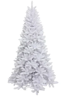 Puleo International Unlit Trees* 7.5Ft Shiny White Tree #114-Esw-75