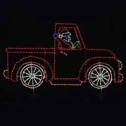 Brite Ideas Lighted Displays*Santa In Truck #Led-Trck