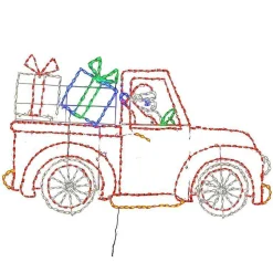 Brite Ideas Lighted Displays*Santa In Truck #Led-Trck